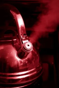Boiling kettle Foto stock