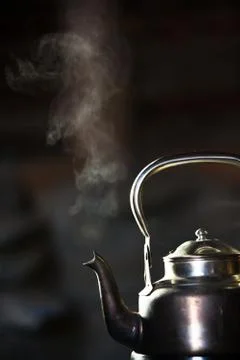 Boiling kettle Foto stock