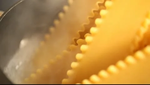 Boiling lasagna noodles Stock Footage 11123052