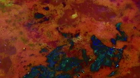 Boiling meat broth Stock-Footage 328136179