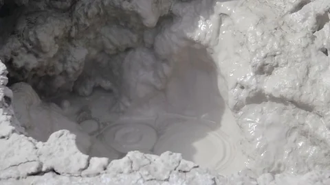 Boiling Mud Video stock 76949391