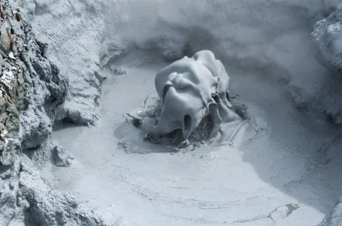 Boiling mud Foto stock
