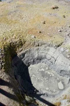 Boiling Mud Pot 写真素材