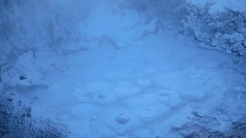 Boiling Mud at Sol de Mañana Stock Footage 153593219