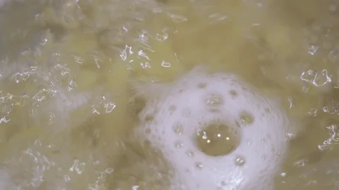 Boiling pasta,Macro Stock Footage 107824161