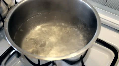 Boiling pot Stock Footage 22418437
