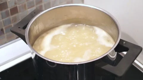 Boiling pot Stock Footage 58820728
