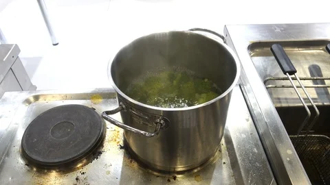 Boiling Pot Stock Footage 117047682