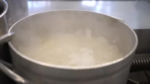 Boiling Pot Stock Footage 321366306