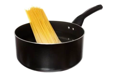 Boiling spaghetti Stock Photos