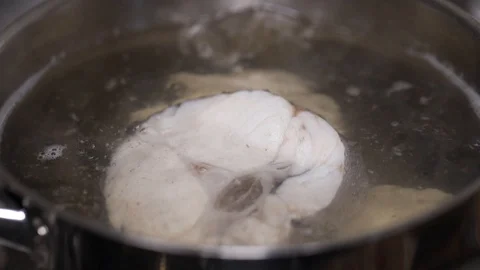 Boiling spaghetti in water Video stock 102101397