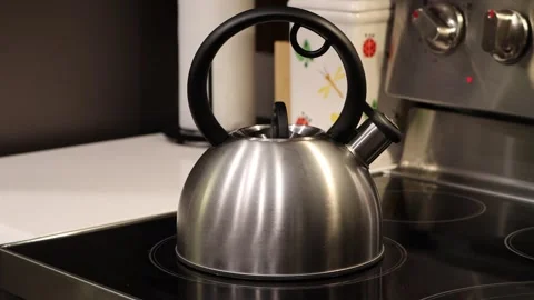 Boiling tea kettle Stock Footage 278018402