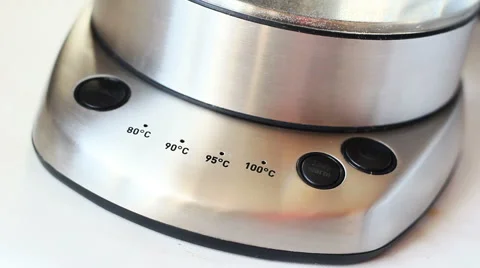 Boiling teapot closeup Stock Footage 42149074