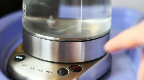 Boiling teapot closeup Stock Footage 42149116