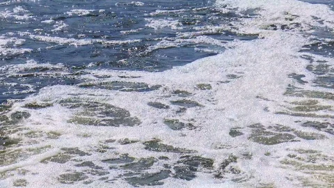 Boiling waste water with foam Stock Footage 89956972