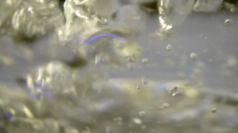 Boiling water bubbles Stock-Footage 47134092