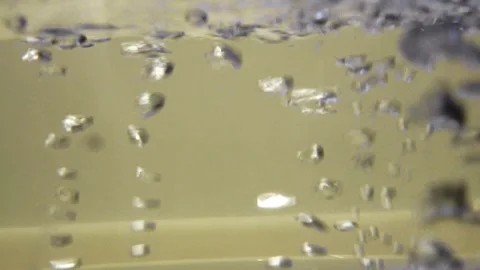 Boiling water close up Stock Footage 98457792