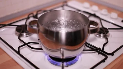 Boiling water Stock Footage 8666734