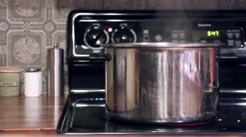 Boiling water Stock Footage 54567799