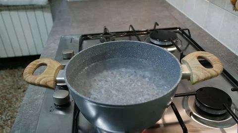 Boiling water Stock Footage 121245778