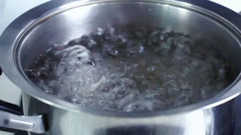 Boiling water Stock Footage 247363308