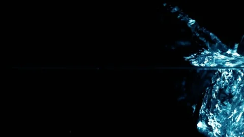 Boiling water in kettle on black background shooting with high speed camera slow Stock Footage 85078044