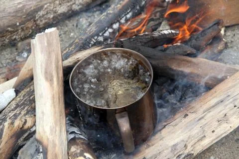 Boiling water Stock Photos