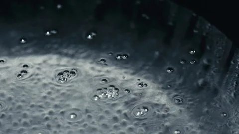 Boiling water in a pot Stock Footage 94959845