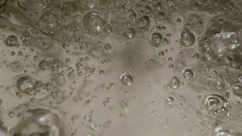 Boiling Water Slow motion Closeup surface Top View Stock Footage 103257915