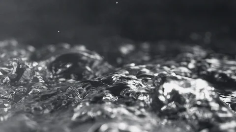 Boiling water. Slow Motion. Stock Footage 95906632