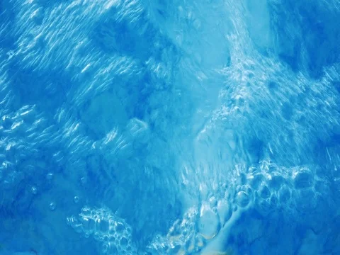 Boiling water in the spa jacuzzi 1 Stock Footage 78696180