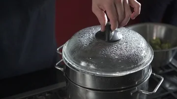 Boiling Water on a Stove Video stock 85884787