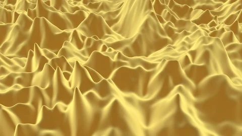 Boiling yellow sand or bursts of abstract liquid Stock Footage 125652502