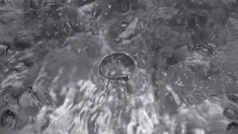 Boilling Water Slow-Motion Video stock 331893846