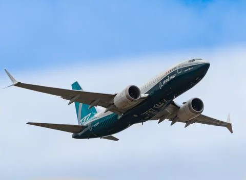 Boing 737 Max Stock Photos