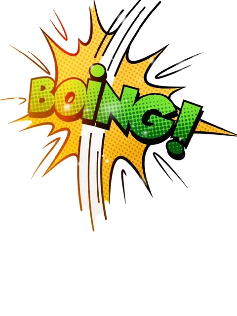 Boing! Comic Bubble Stock Footage 259593705