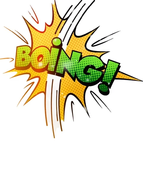 Boing Comic Bubble Vector Animation Stock Footage 259338756