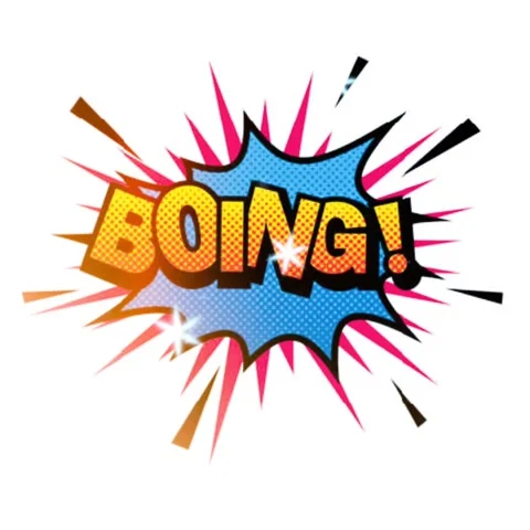 Boing! Comic Bubble Vector Animation Stock Footage 259338763