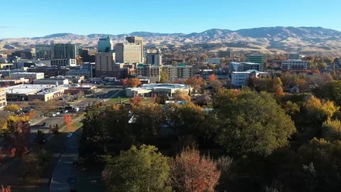 Boise Idaho Aerial Stock Footage