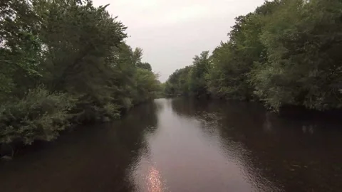 Boise River Flyover Stock Footage 159040831