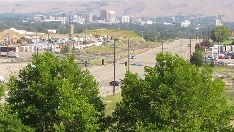 Boise Skyline Stock Footage 90895598
