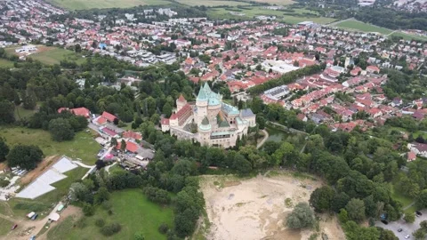 Bojnice castle Stock Footage 165378557