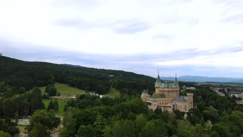 Bojnice castle Stock Footage 165378562