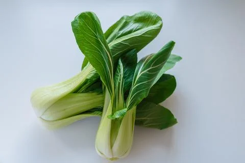 Bok choy on table Stock Photos