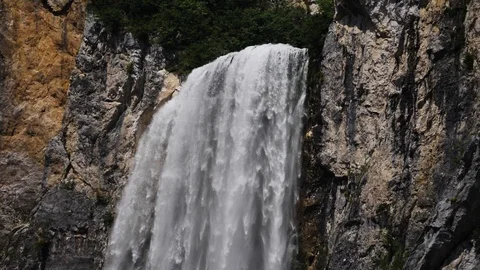 Boka waterfall close, slow motion Video stock 91298482