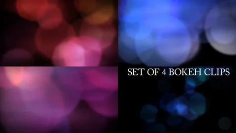 Bokeh 4 Video stock 125809050
