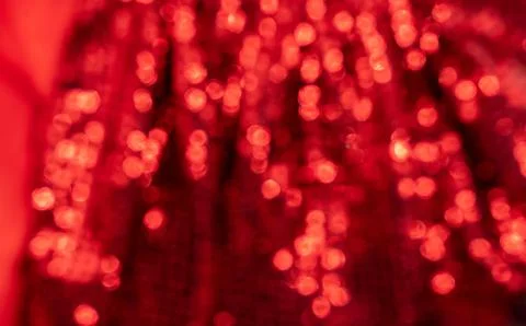 Bokeh abstract background and texture with red color Stock Photos