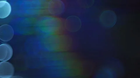 Bokeh Abstract Background With Circular Light Orbs And Soft Neon Glow Stock Footage 320931247