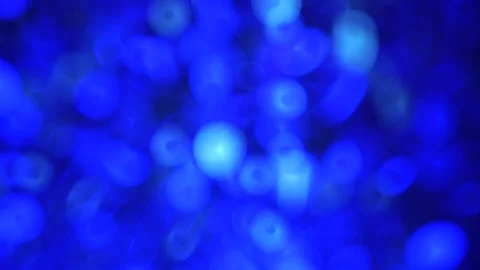 Bokeh Abstract Background With Circular Light Orbs And Soft Neon Glow Video stock 321860227