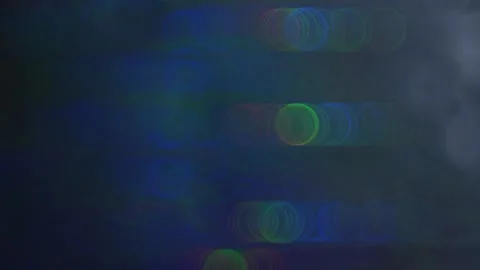Bokeh Abstract Background With Circular Light Orbs And Soft Neon Glow Video stock 325836389